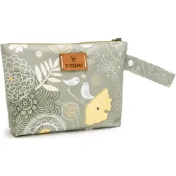 T-TOMI Small Baggie Reisetasche Leafs 18x24 cm