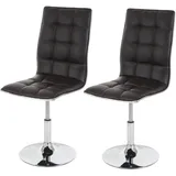 MCW Esszimmerstuhl MCW-C41 Kunstleder braun 2er Set