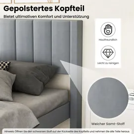 Costway Modell I 140 x 200 cm Grau