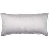 Kissenbezug JANINE "modernclassic 3912", braun (vulkan), B:40cm L:80cm, Mako-Satin, Obermaterial: 100% Baumwolle, Kissenbezüge, Kissenbezug, mit Reißverschluss, Kissenhülle in Gr. 40x80 oder 80x80 cm