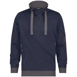 DASSY Sweatshirt nachtblau/anthrazitgrau L