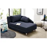 JOB Recamiere mit Funktion Roy Stoff Blau