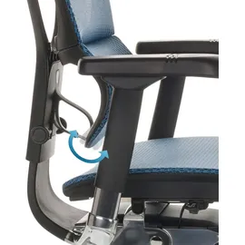 HJH Office Ergohuman Slim Gen2 Netz Blau
