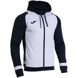 JOMA Lider Kapuzen-Trainingsjacke 203 - weiß/marineblau 3XL