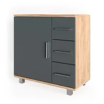 Vicco Waschbeckenunterschrank Ilias 60 x 60,8 cm Braun