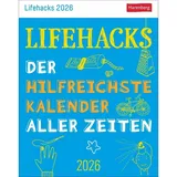 Harenberg Lifehacks Tagesabreißkalender 2026 - Der hilfreichste Kalender aller Zeiten: