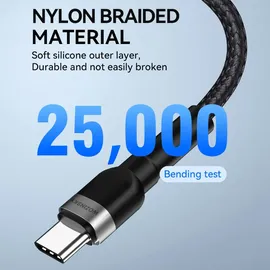 wozinsky USB-A auf USB-C 2 m Schwarz