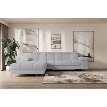 altdecor Ecksofa COMA L Cord 2-Sitzer Grau