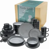 CreaTable CreaTable, 21519, Nordic Fjord Frost, Kombiservice 30-tlg, Steinzeug