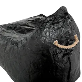 Beliani Sitzsack DROP Schwarz
