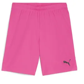 Puma teamGOAL Shorts Kinder 25 fluro pink pes/black 152
