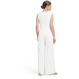 Vera Mont Jumpsuit mit U-Boot-Ausschnitt, Offwhite, 48,
