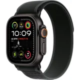 Apple Watch Ultra 2 GPS + Cellular 49 mm Titangehäuse schwarz, Trail Loop schwarz S/M