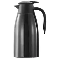 rungassi Thermoskanne Isolierkanne Kaffeekanne 2 Liter CF-THERM2 Schwarz