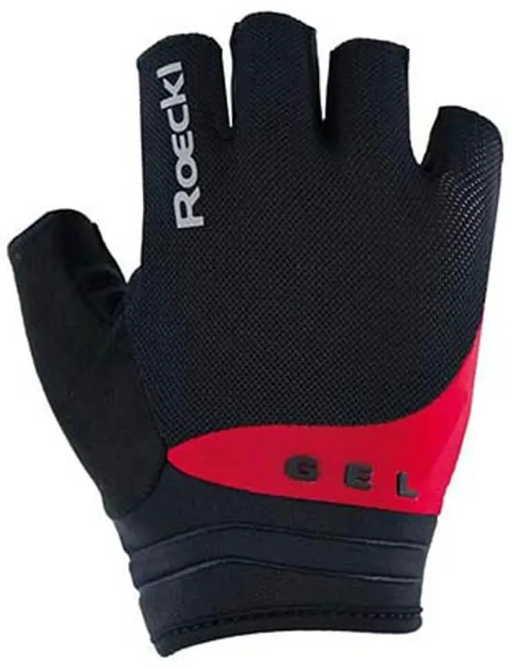 Roeckl ITAMOS 2 Kurzfinger Fahrradhandschuhe - Black/Red - 9,5