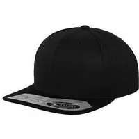 Flexfit 110 Fitted Snapback Cap schwarz Einheitsgröße