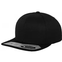 Flexfit 110 Fitted Snapback Cap schwarz Einheitsgröße