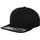 Flexfit 110 Fitted Snapback Cap schwarz Einheitsgröße