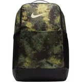 Nike Brasilia M Bkpk - 9.5 Camo AOP - oil green/black/coconut milk,