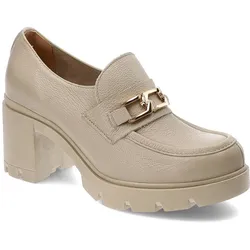 Beige Halbschuhe Lemar Bequeme Schuhe Für Frauen, 41