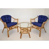 Rattani Rattanstuhl Rattangruppe Rattangarnitur Rattensessel Subaliu