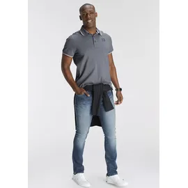 delmao Poloshirt DELMAO "in vielen Sommer Farben Preis-Leistungs Bestseller", Herren, Gr.
