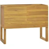 vidaXL Badschrank 90x40x75,5 cm Massivholz Teak