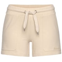 Bench. Loungewear Relaxshorts Damen beige Gr.32/34