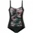 LASCANA Badeanzug Reese Schwarz/Mehrfarbig 40 Cup D
