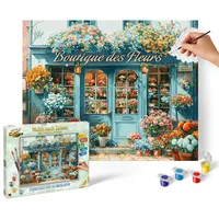Schipper Malen nach Zahlen Premium 40x50cm Französischer Blumenladen 1 St.
