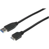 Digitus USB-A auf Micro-USB 1,0 m Schwarz