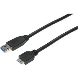 Digitus USB-A auf Micro-USB 1,0 m Schwarz