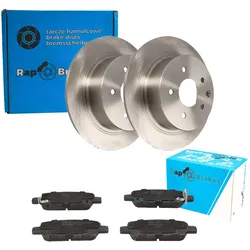 Rap Brakes Bremsenset 292mm Hinten Passend Für Nissan Juke F15: Bremsscheibe Nissan: 432069w000 Nissan: 432069w100 Nissan: 432069y000 Nissan: 43206jd0