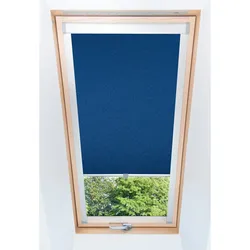 KS Handel 24 Dachfensterrollo Thermo verdunkelnd passend für Velux 065 (Baujahr 1972-2022) Blau