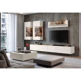 OTTO home Hängevitrine Sky45 125 x 62 x 30 cm Weiß