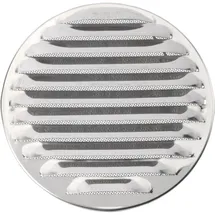 WALLAIR N31841 Abluftgitter Edelstahl Passend für Rohr-Durchmesser: 16 cm