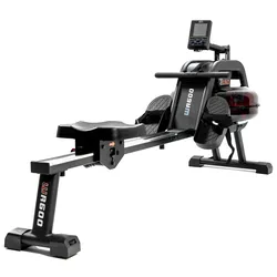 MOTIVE FITNESS by U.N.O. Rudergerät »WR 600«, (6 tlg.), Rudermaschine MOTIVE FITNESS by U.N.O. schwarz