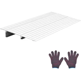 Vevor Türschwellenrampe 296x864x59 mm Laderampe silber