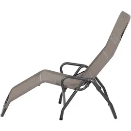 Siena Garden Bito Kippliege 139 x 72 x 118 cm taupe