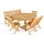 ab:stil.art.moebel Gartentisch ausziehbar 120-170 x 0 x 75 cm Beige