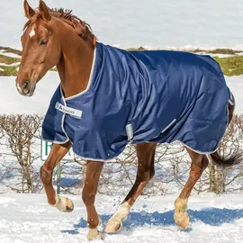Kerbl Freedom Turnout Pferdedecke 300g 140 Navy/Silber