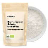Kamelur Bio Flohsamenschalen gemahlen | 25kg | Indisches Flohsamenschalenpulver | Pflanzliches Bindemittel & Zutat zum glutenfreien Backen | Vegan