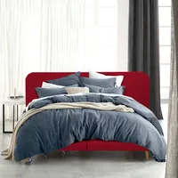 Andas Boxspringbett »Premium«, Steppung mit Knopfheftung, inkl. Topper rot