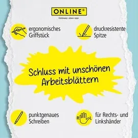 Online Schreibgeräte ONLINE® magiXX Dark Shadow Patronenfüller schwarz M (mittel), 1 Set