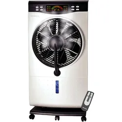 Standventilator SONNENKÖNIG "Air Fresh 5, Leistung 100W, 3 Ventilationsstufen, 9h Timer", weiß, B:40cm H:80cm T:20cm, Ventilatoren, LED-Display, Fernbedienung, energiesparsam, Moskito-Abwehrfunktion