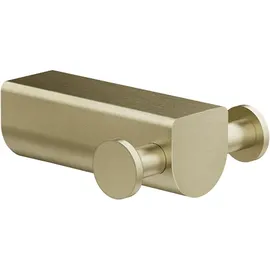 GESSI Rilievo, Doppelhaken, 59522727, Farbe: Messing gebürstet