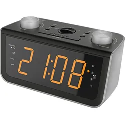 Soundmaster FUR5005 Radiowecker Funkwecker UKW-Radio Dual-Alarm dimmbar Jumbo-Display Gangreserve