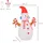 Homcom Aufblasbarer Schneemann Polyestertuch,