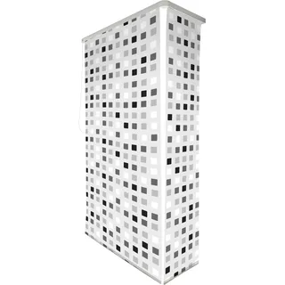 KLEINE WOLKE Eck-Duschrollo 132 x 56 x 240 cm grau
