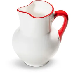 Gmundner Keramik Rubinroter Rand, Krug Wiener Form (1L)
